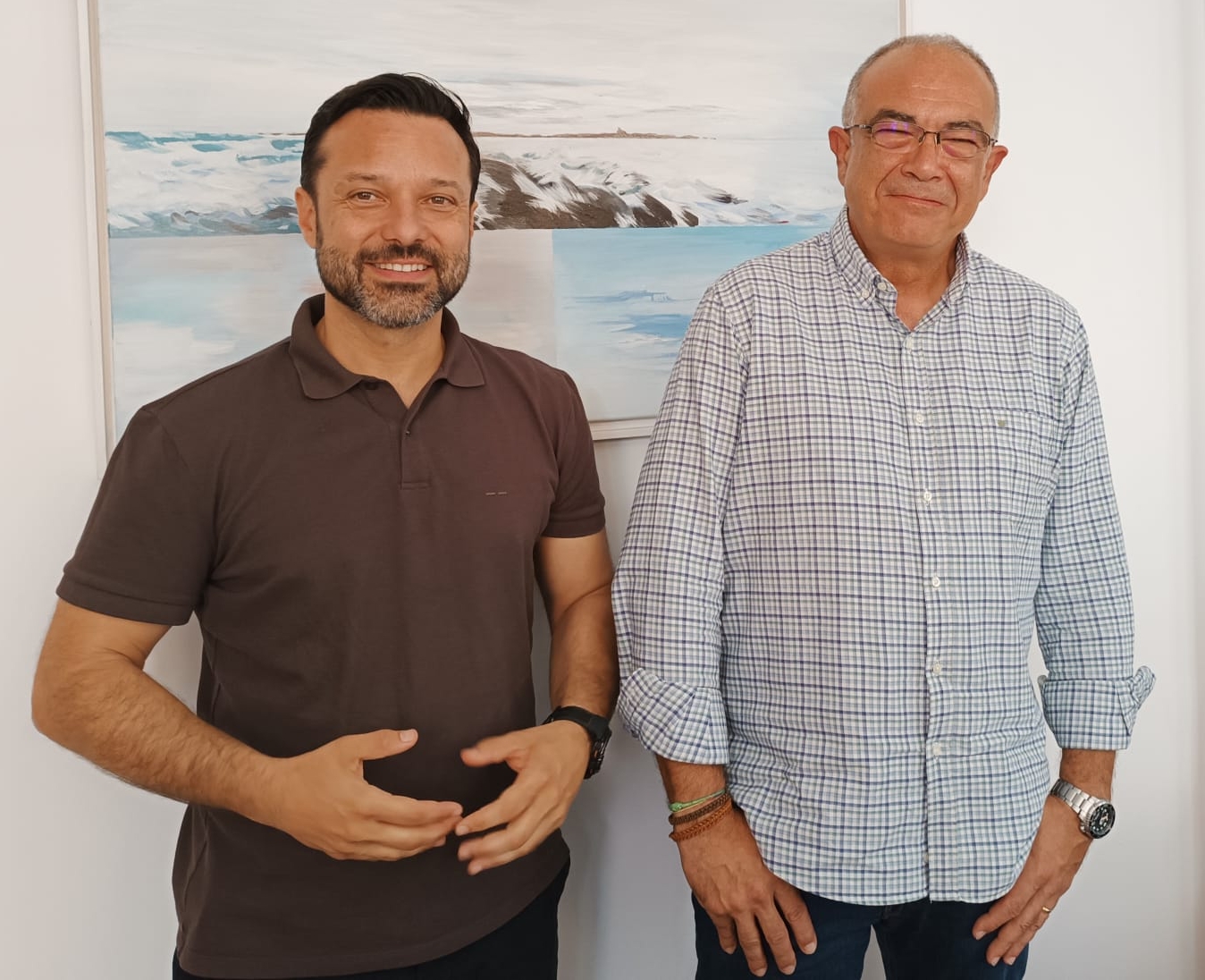 26.05.2023 Ángel Pineda y José Manuel Desco CEO y director general de Orizon Tabarca
